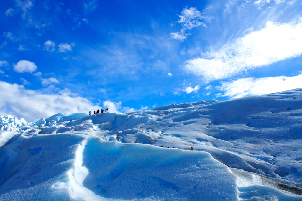 氷河トレッキングスタート