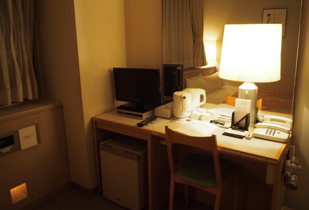 シンプルで使い勝手の良い客室でした