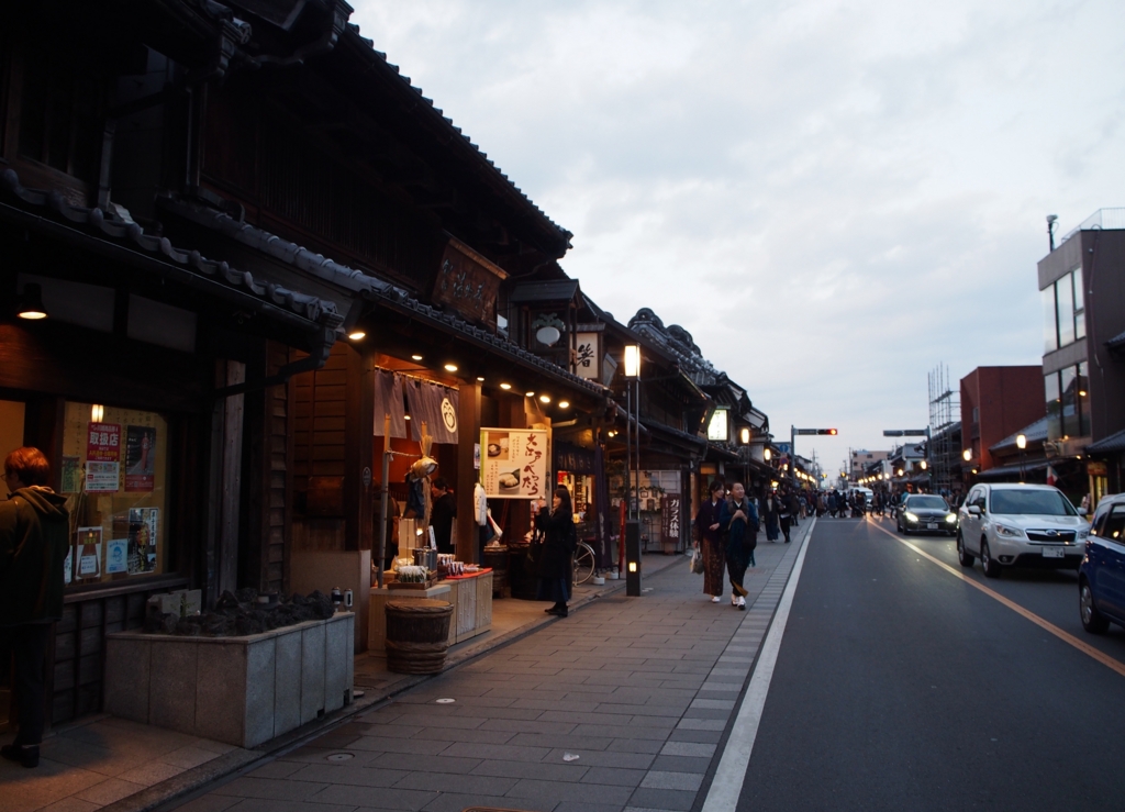 趣のある蔵造りの町並み