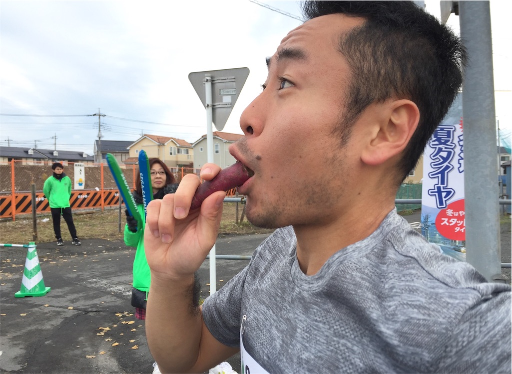 地元の方から川越いもの差し入れ♡