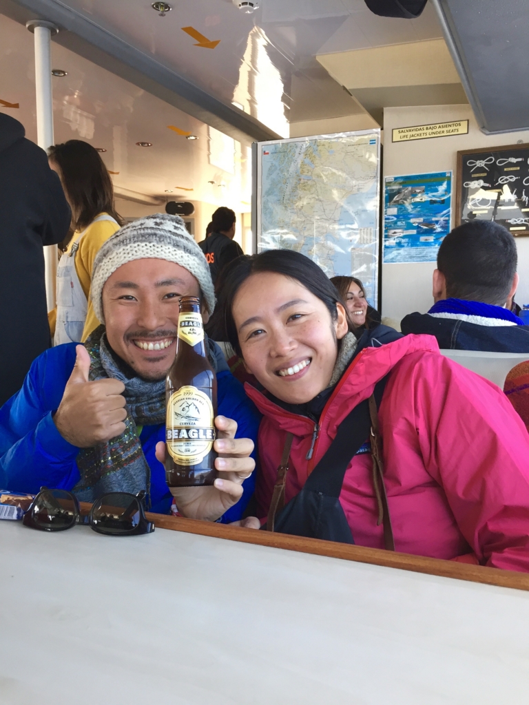 前の席のご夫婦がツーショットを撮ってくれました