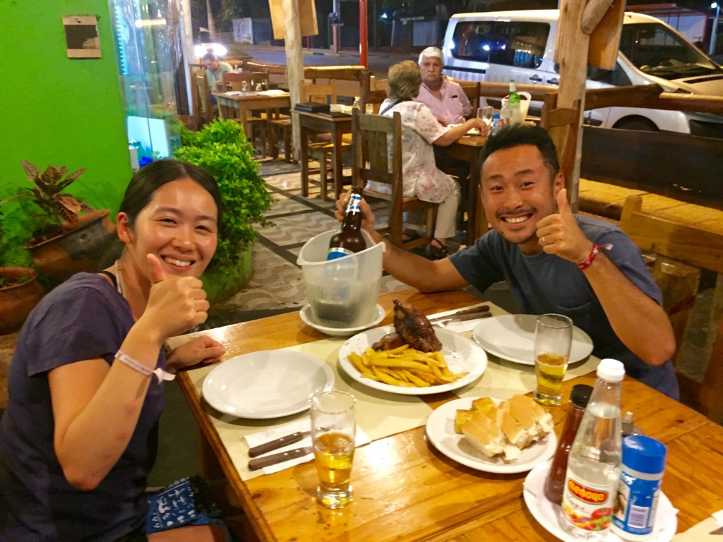 久しぶりの外食にテンションUP