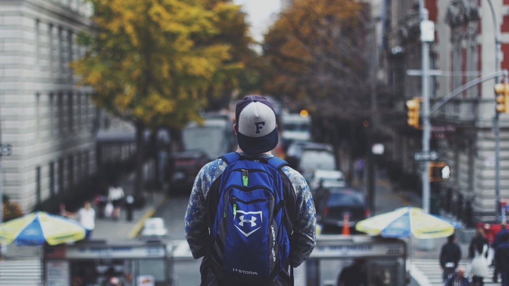 実際に背負ってみる イメージ画像