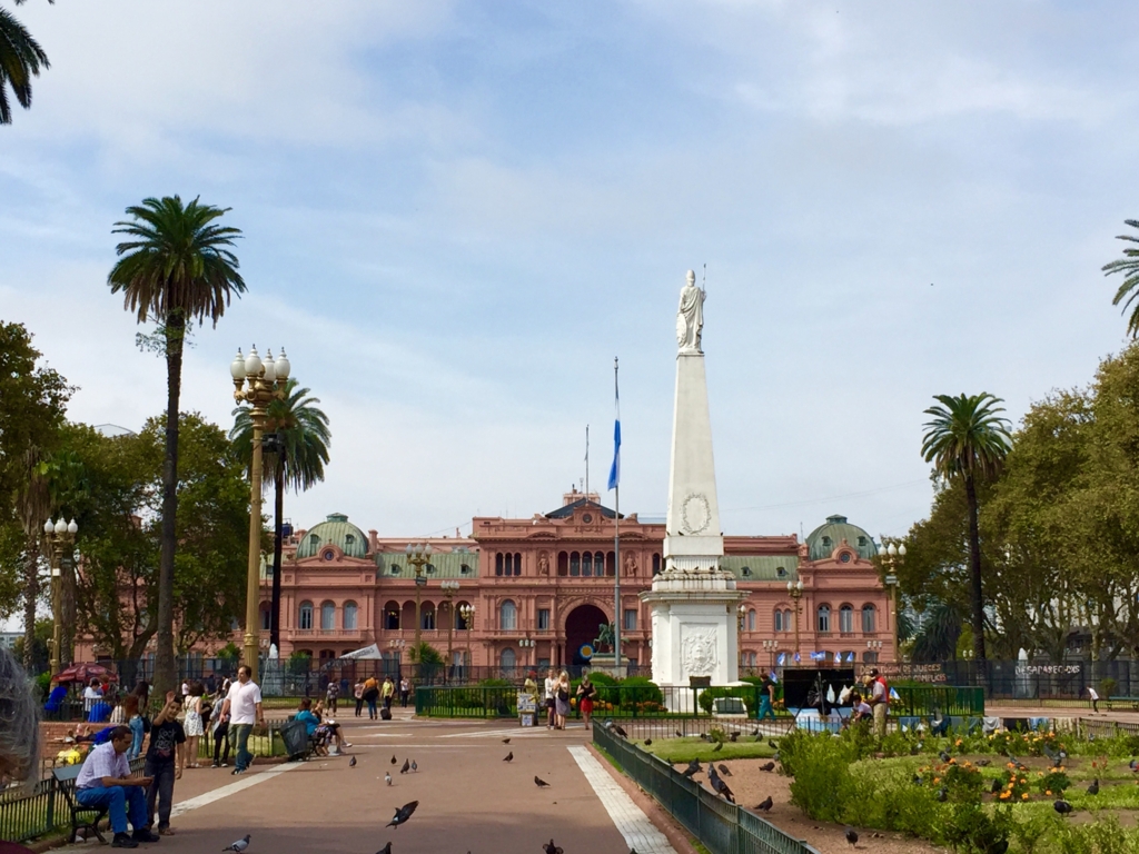 ブエノスアイレスのセントロ　Plaza de Mayo