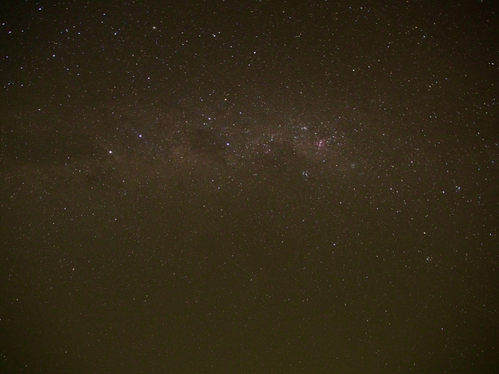 民宿小林から見える満点の星空