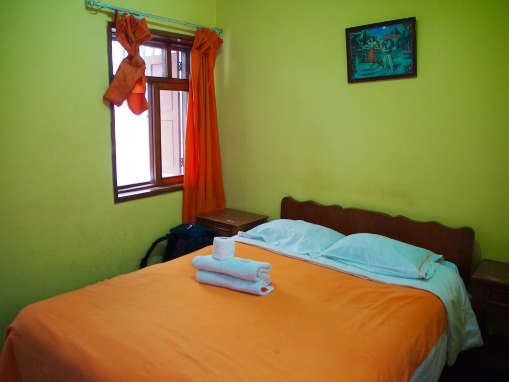 ペルー クスコの宿の客室