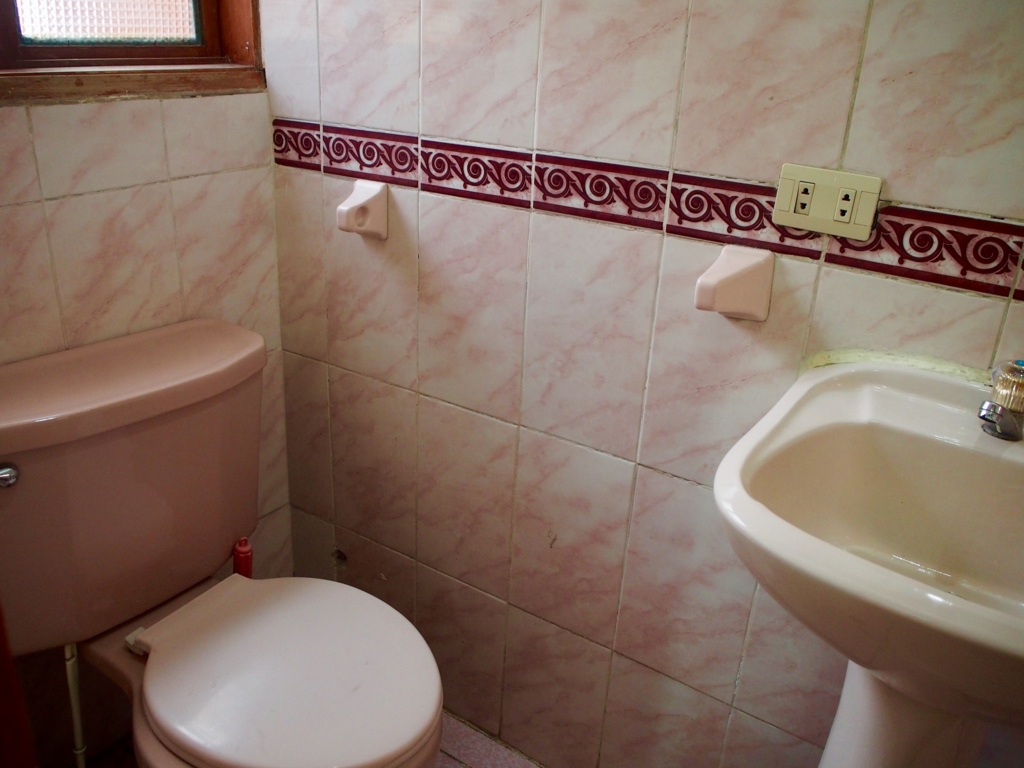 ペルー クスコの宿のトイレ