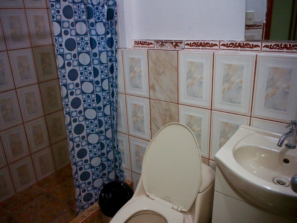 客室にはそれぞれトイレ シャワー付き