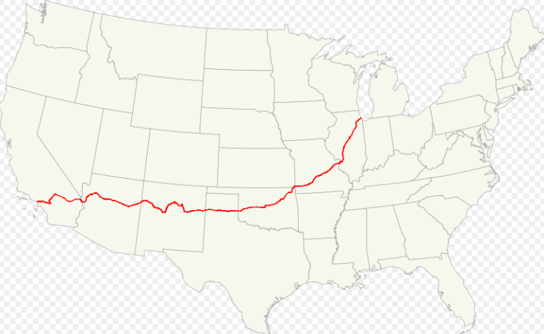 route66 ルート66の地図