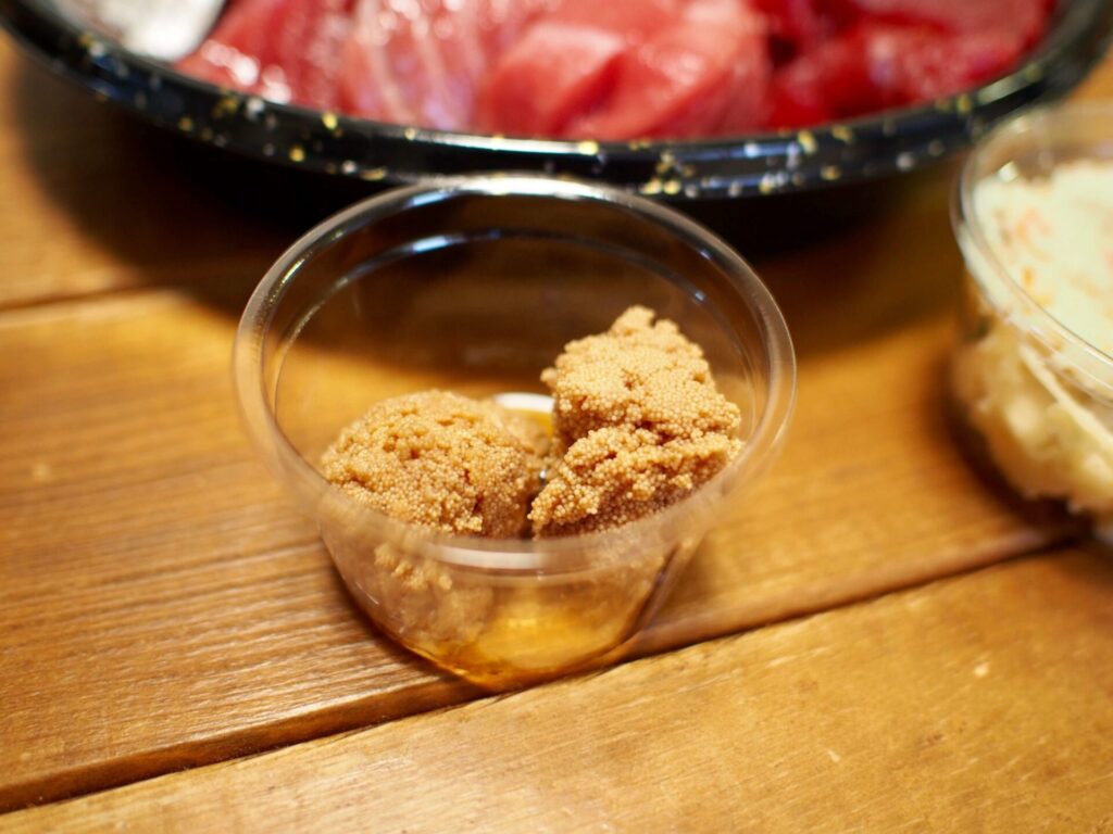 大衆料理つきじ テイクアウトの鱈子の煮物