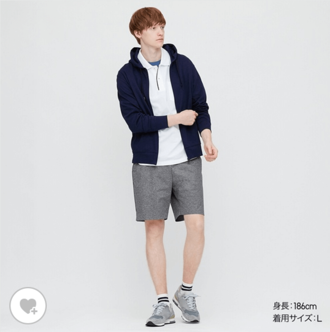 ユニクロエアリズムUVカットメッシュパーカーその2
