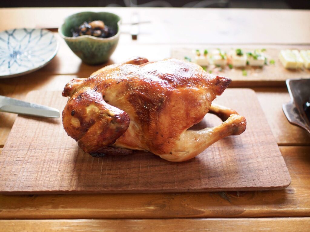 チキンカントリー テイクアウトしたローストチキンカントリー