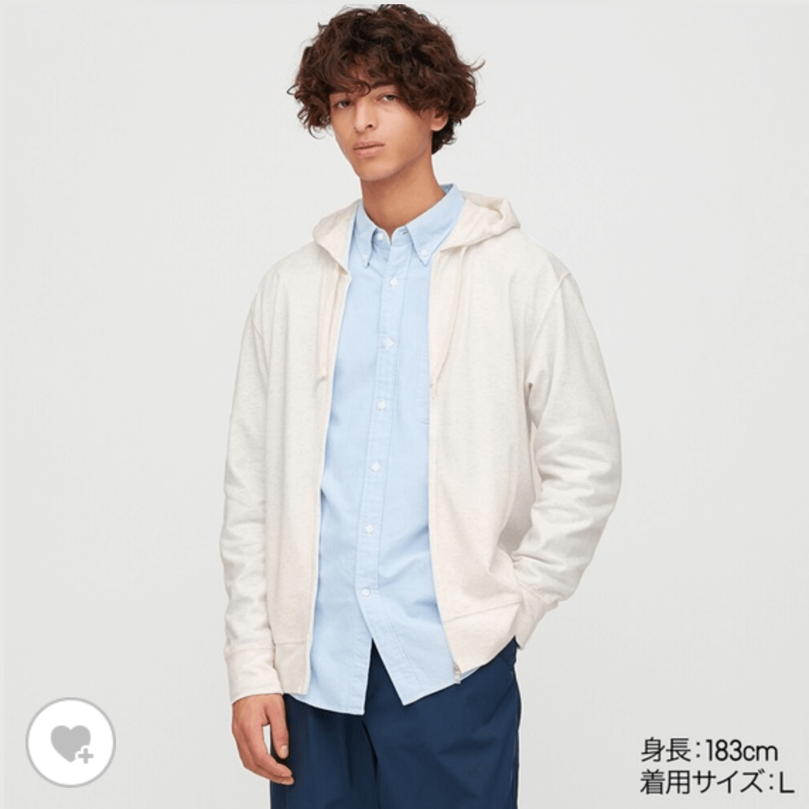 ユニクロエアリズムUVカットメッシュパーカーその1