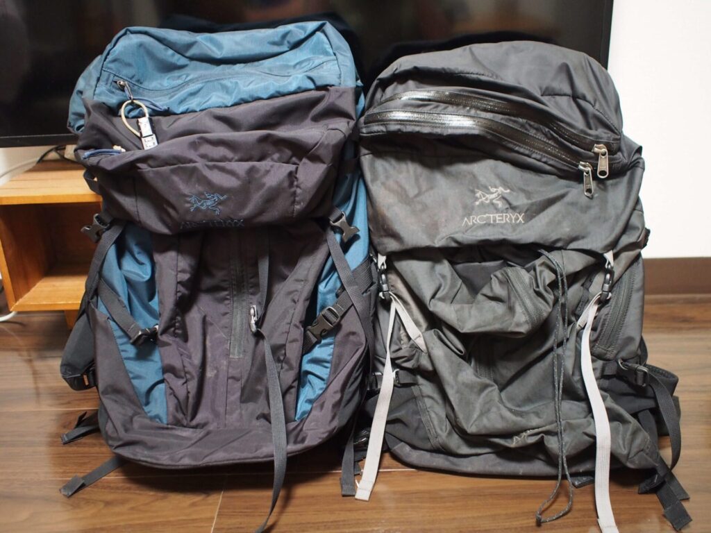 わが家のバックパック