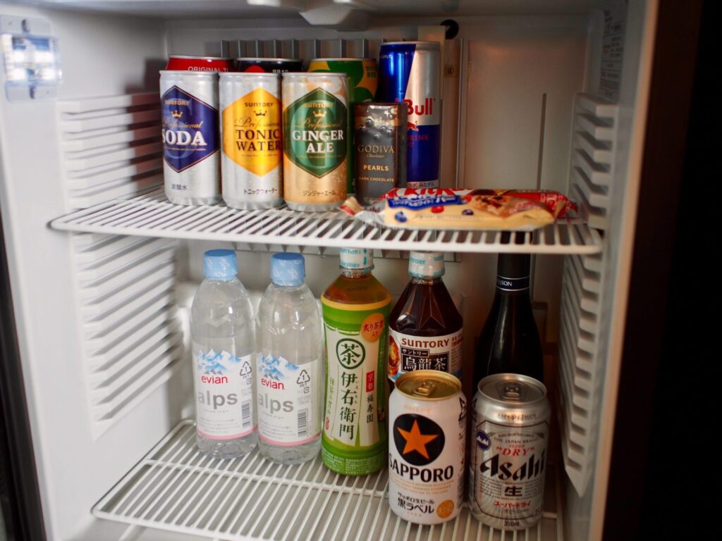 ANAインターコンチネンタルホテル東京 クラブルーム 冷蔵庫