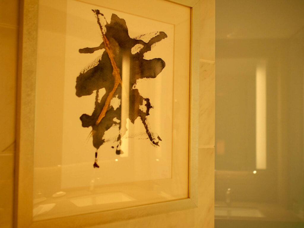 ANAインターコンチネンタルホテル東京 クラブルームの飾り絵