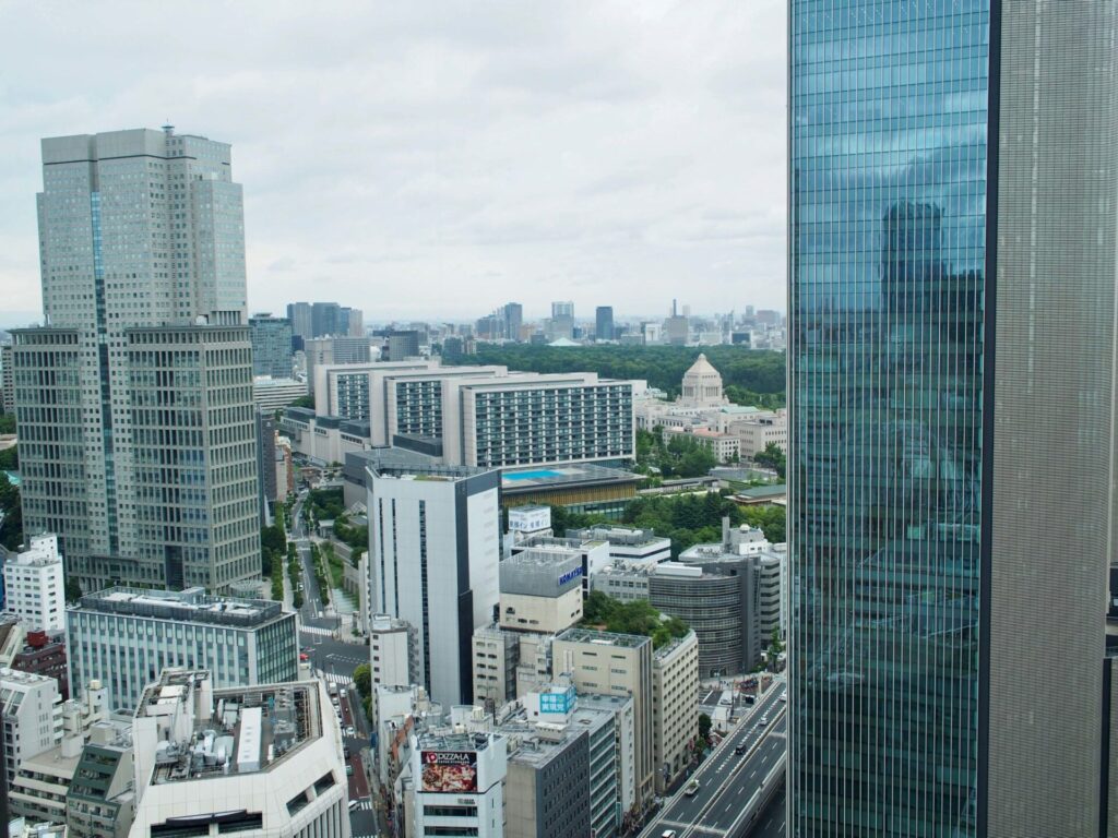 ANAインターコンチネンタルホテル東京 クラブラウンジからの景色1