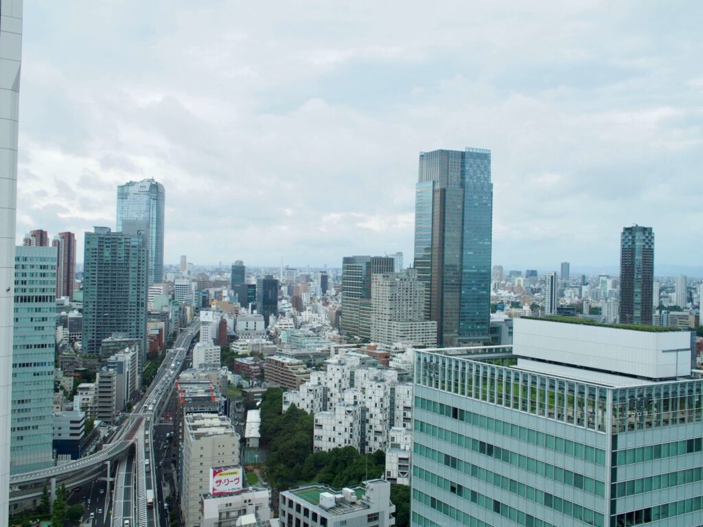 ANAインターコンチネンタルホテル東京 クラブラウンジからの景色2