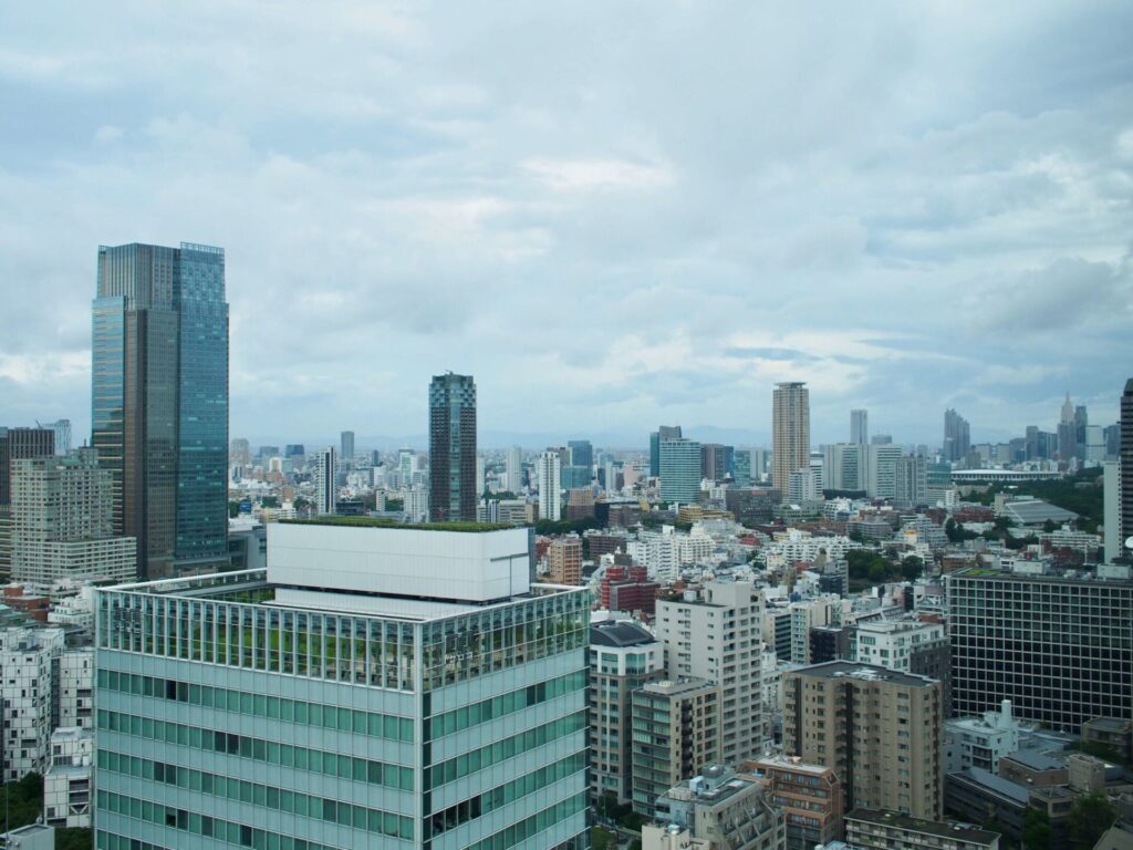 ANAインターコンチネンタルホテル東京 クラブラウンジからの景色3