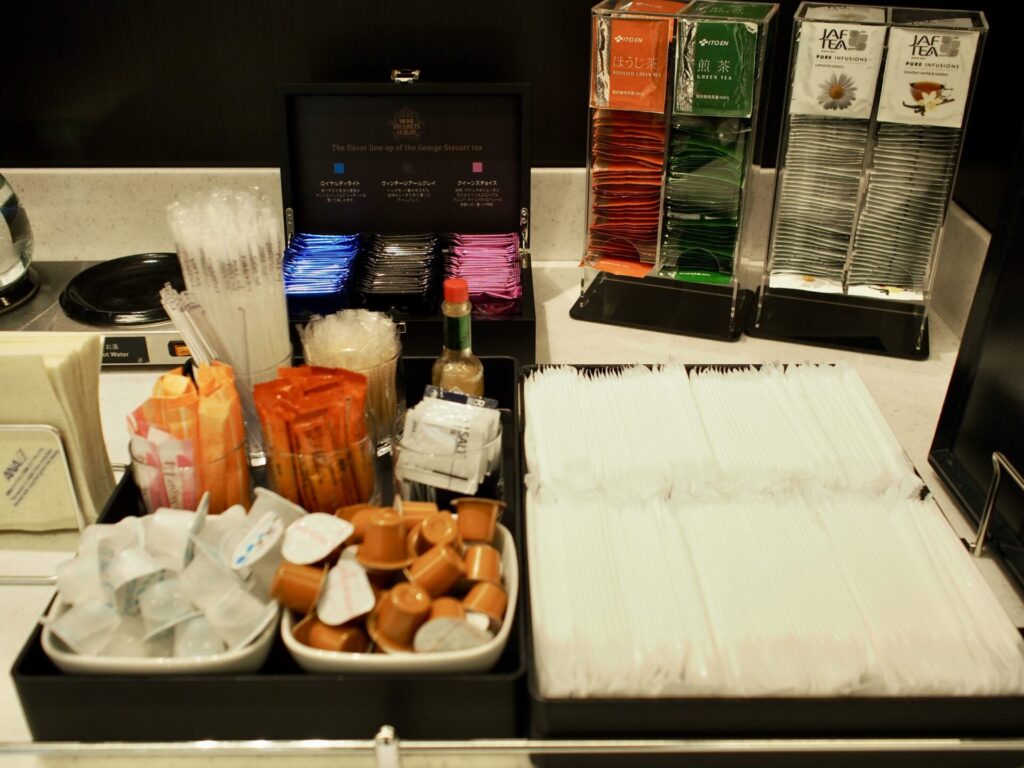ANAラウンジ 紅茶とお茶