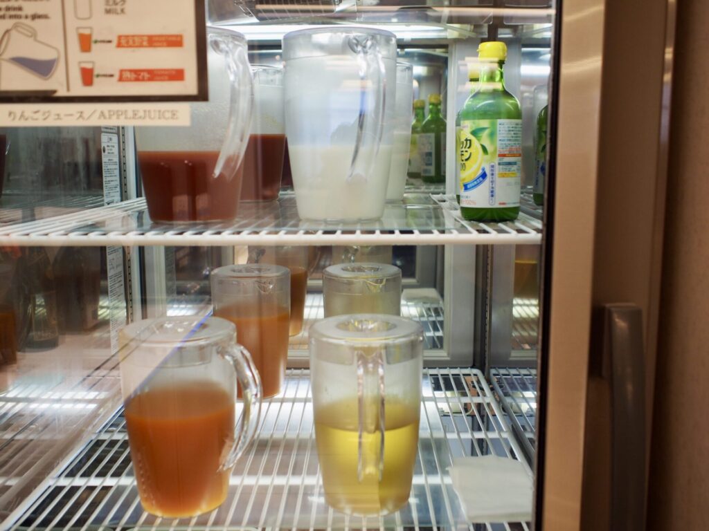 ANAラウンジ フレッシュジュース
