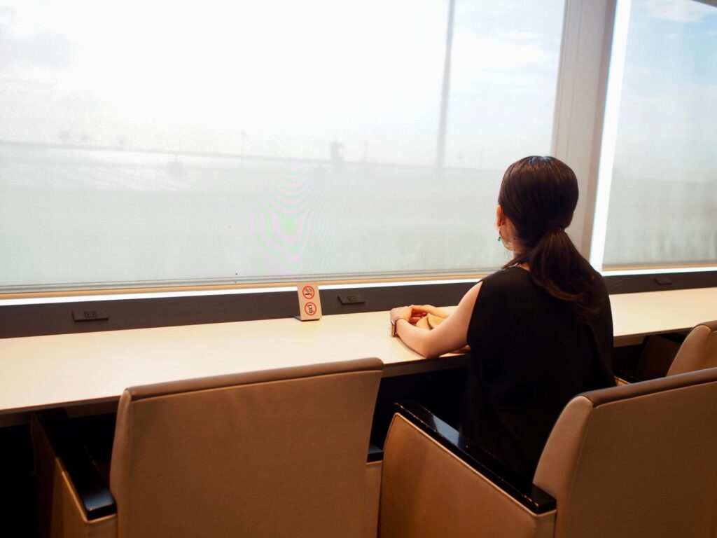 ANAラウンジからの眺め