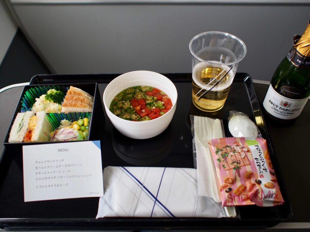 ANAプレミアムクラス 朝食