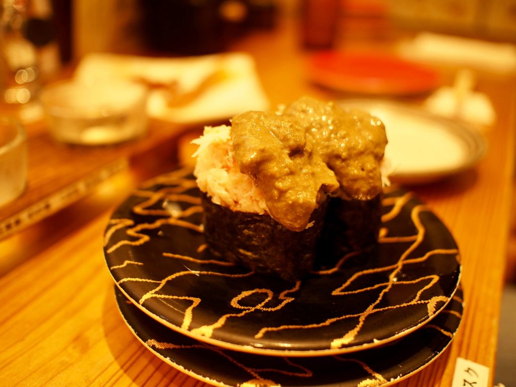 廻転とやま寿司 蟹味噌