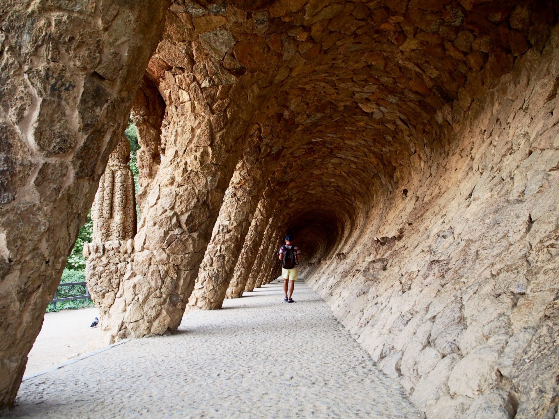 スペイン グエル公園の回廊