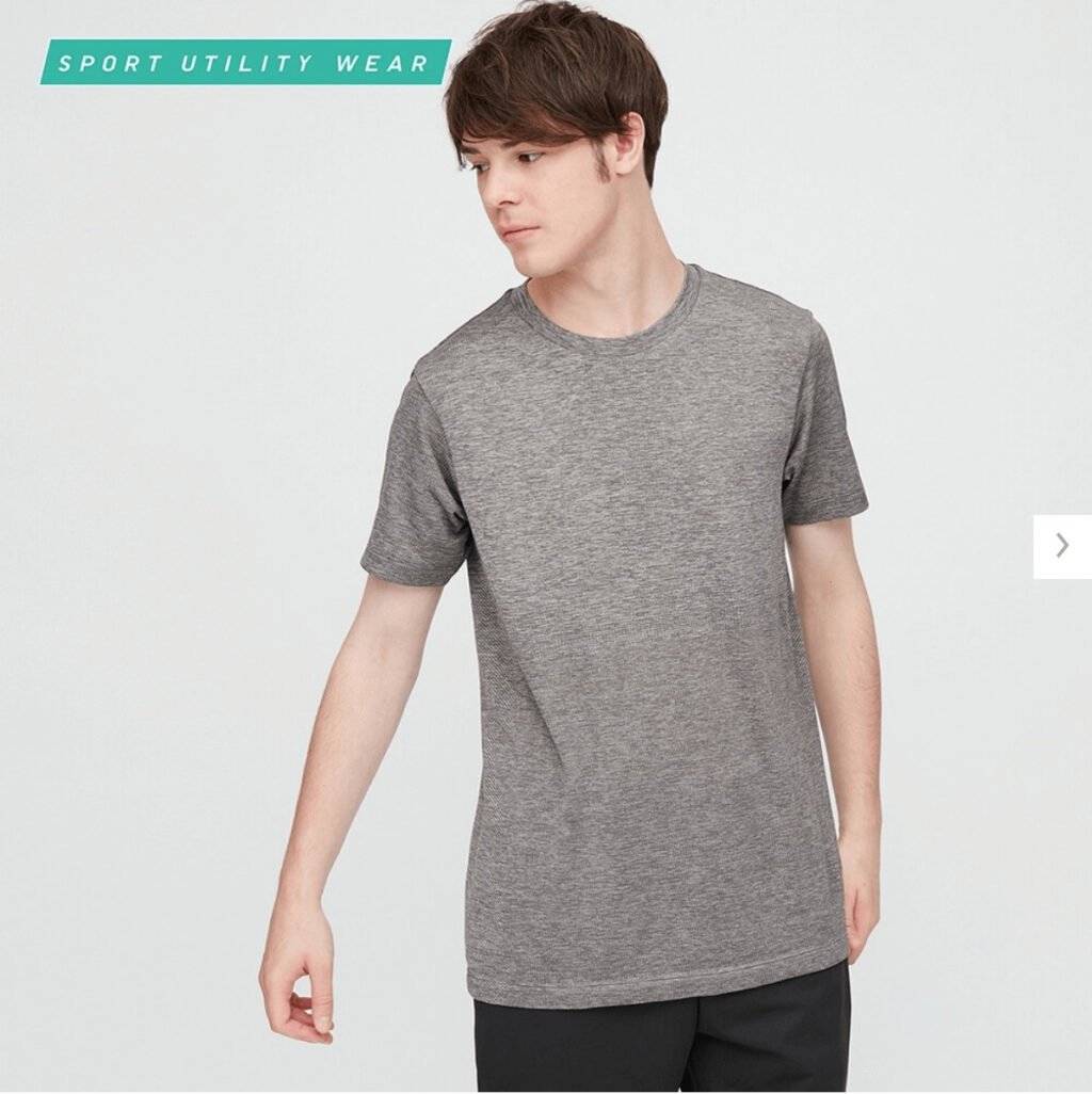 ユニクロ ドライEXクルーネックT