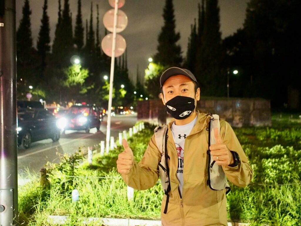 東京エクストリームウォーク42.195 スタート地点