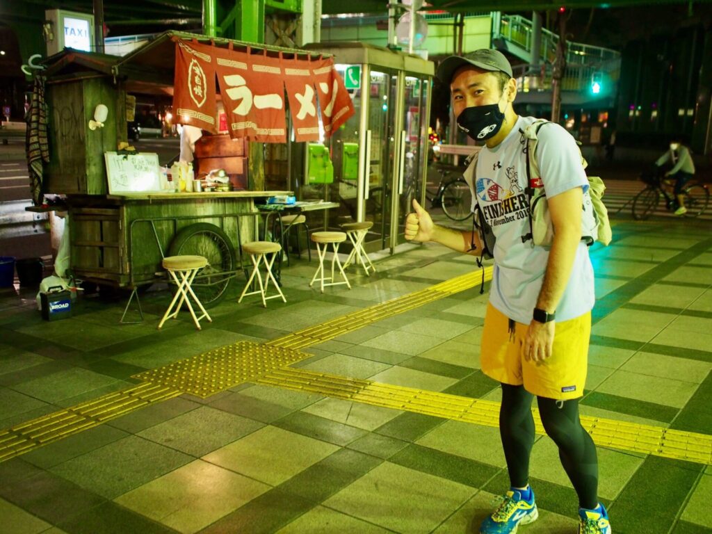 東京エクストリームウォーク42.195 水道橋駅前ラーメン