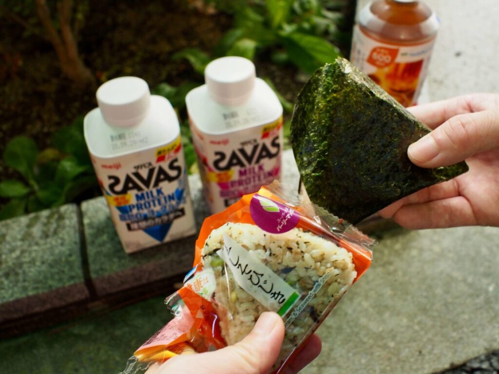 東京エクストリームウォーク42.195 おにぎりとザバス