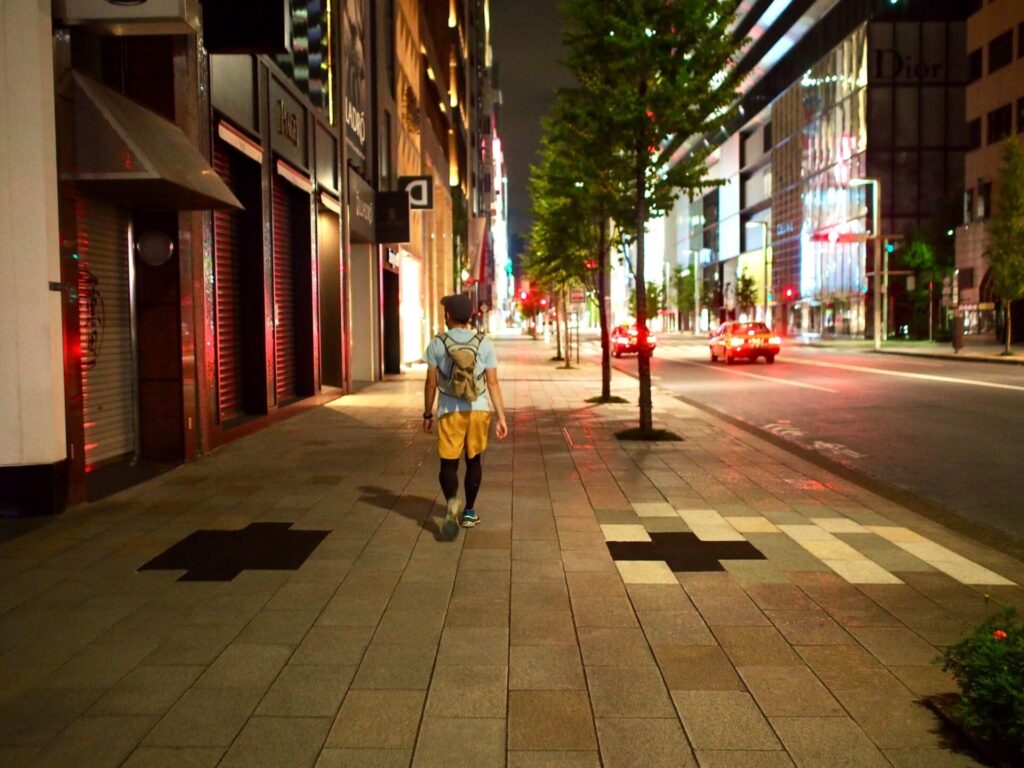 東京エクストリームウォーク42.195 銀座中央通り