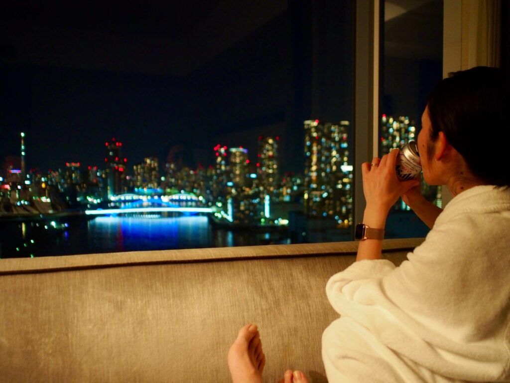 インターコンチネンタル東京ベイ リバービューの夜景