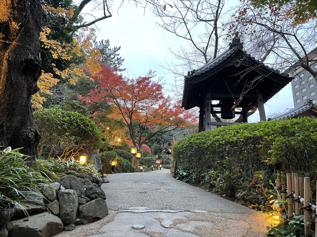 プリンスホテルの日本庭園