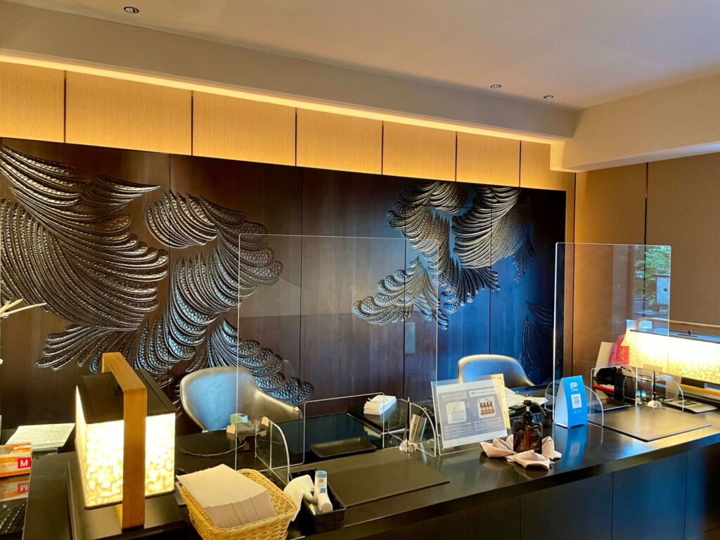 グランドプリンスホテル新高輪 クラブラウンジ エントランスの様子