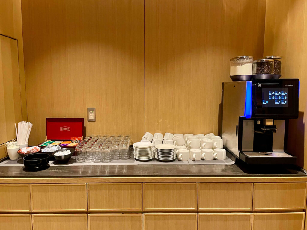 ザプリンスさくらタワー東京 エグゼクティブラウンジ カフェセット