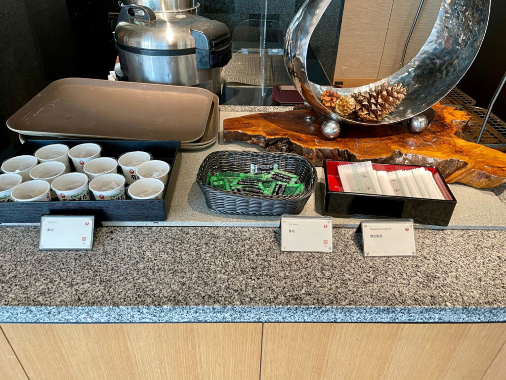 グランドプリンスホテル新高輪 ザクロの朝食ビュッフェ 納豆