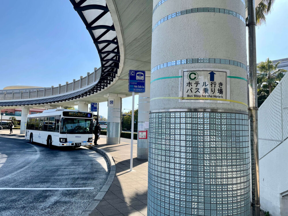 舞浜駅 ロータリー ホテル行きバス乗り場