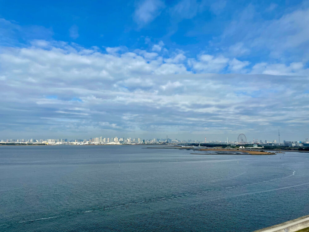 ヒルトン東京ベイ セレブリオセレクト ベイビューの朝の眺望