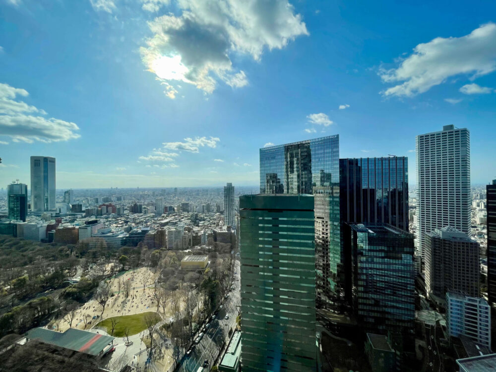 ヒルトン東京 エグゼクティブルーム 客室からの眺望