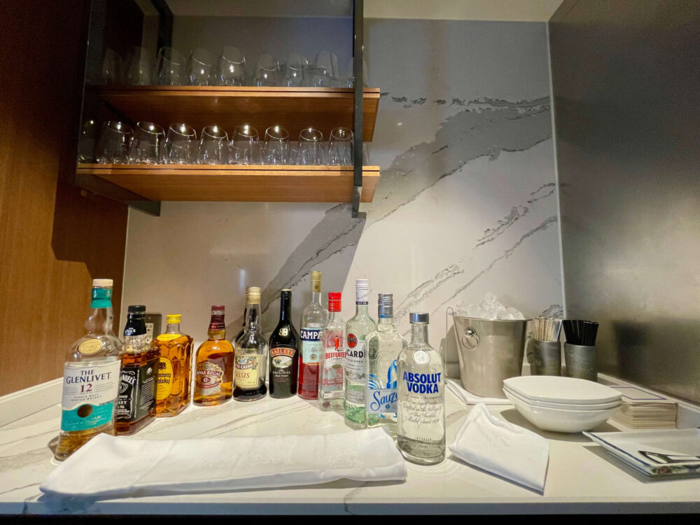 ヒルトン東京 エグゼクティブラウンジのアルコール類