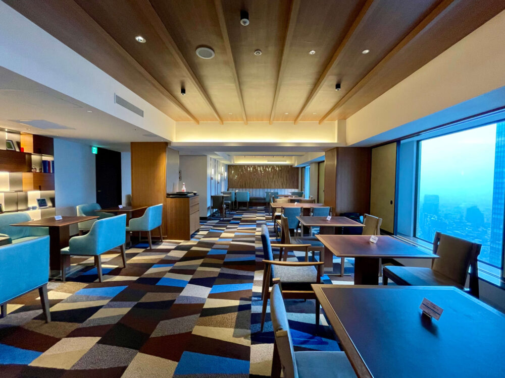 ヒルトン東京 エグゼクティブラウンジ 「Nature & Park」ゾーン