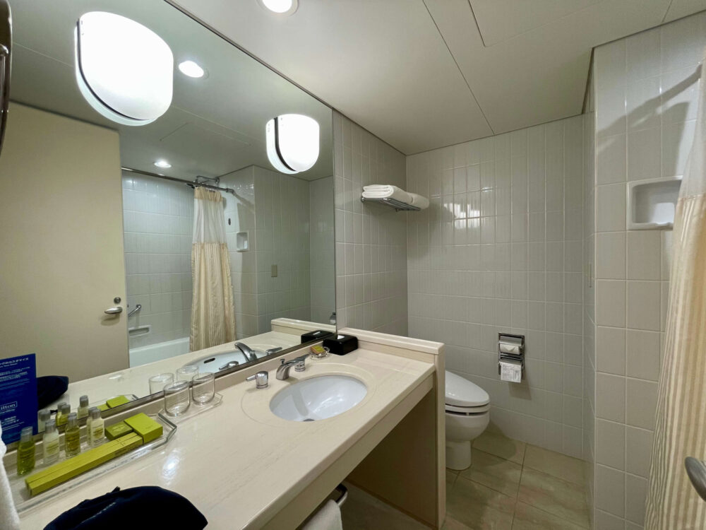 ヒルトン成田 洗面台とトイレ