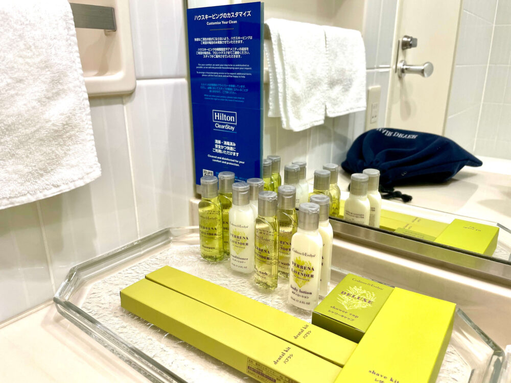 ヒルトン成田 アメニティ(Crabtree & Evelyn(クラブツリー&イヴリン))