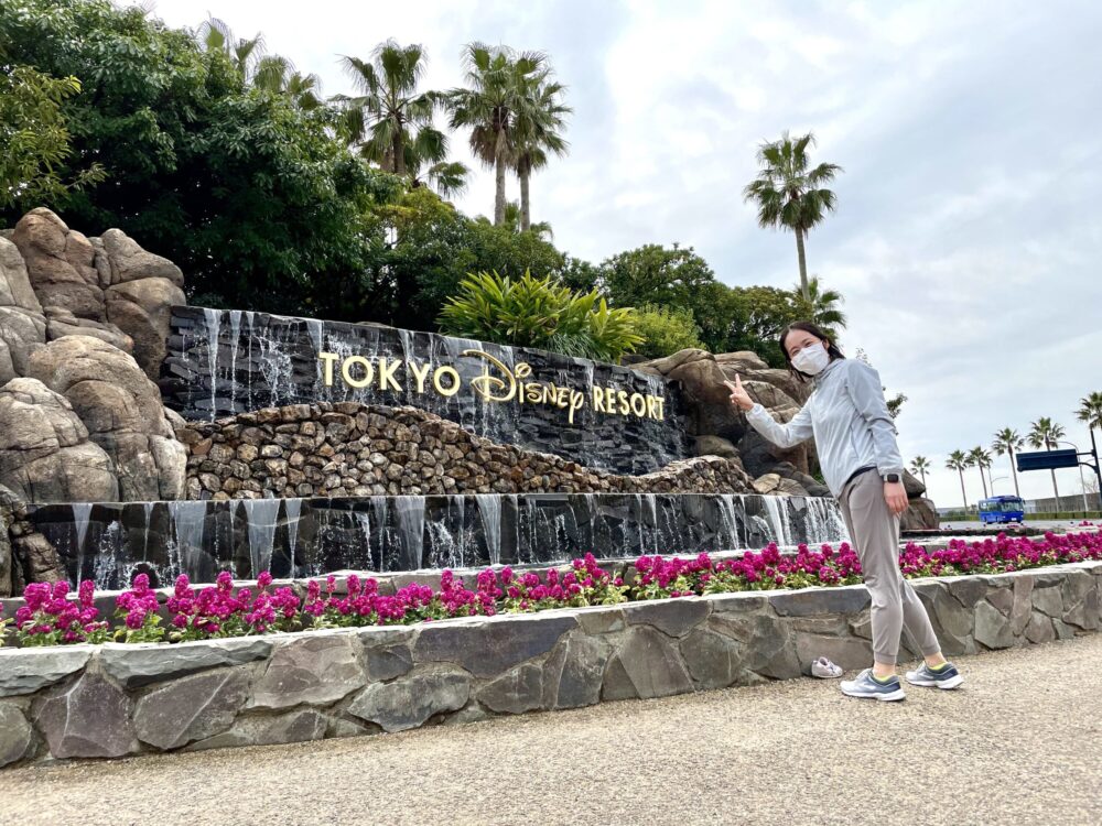 ヒルトン東京ベイからランニング 東京ディズニーリゾート