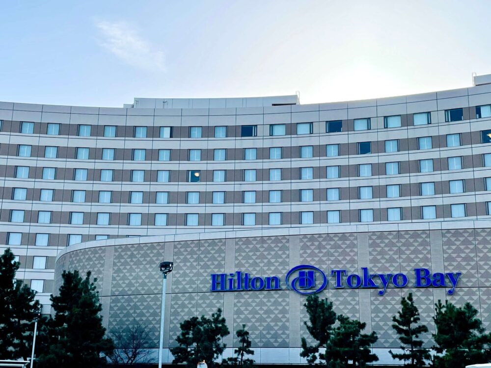 ヒルトン東京ベイ ランニングコース ゴールのホテルに到着