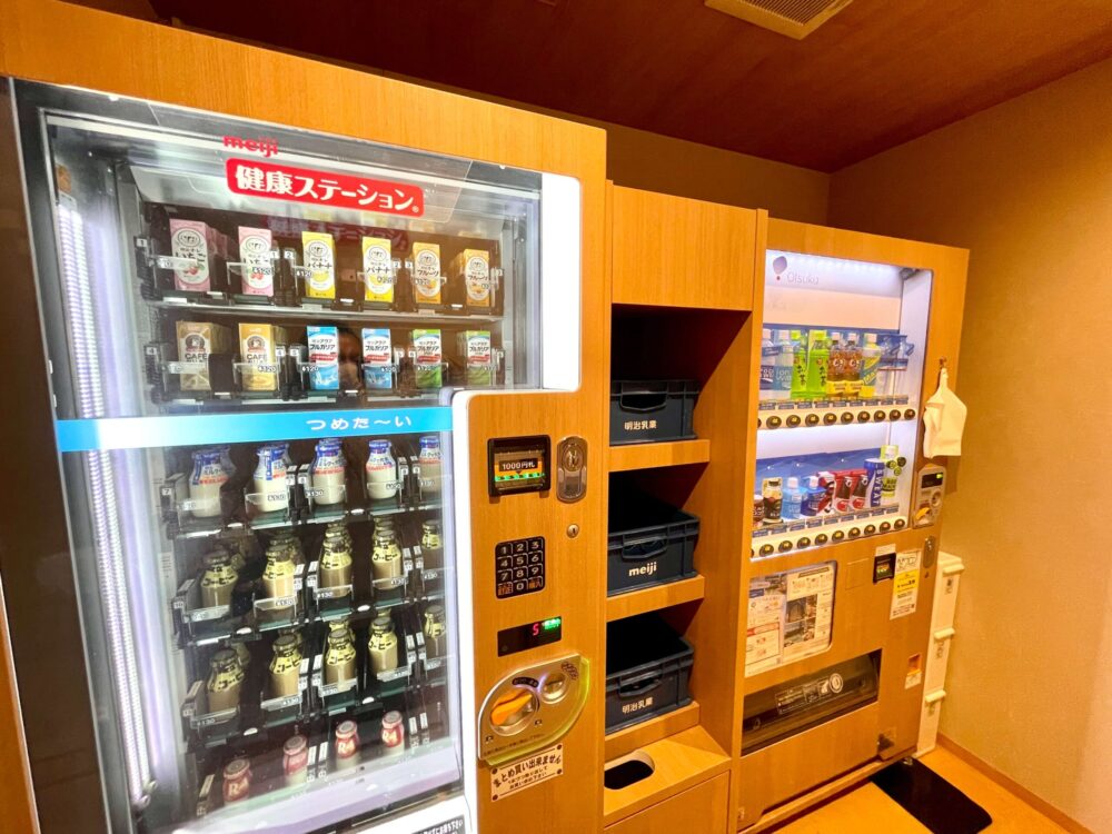 御宿野乃 浅草 浴室階の自動販売機