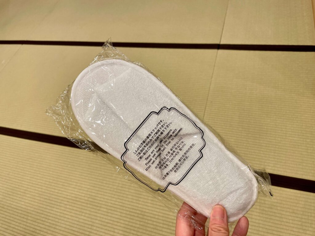 御宿野乃 館内スリッパ